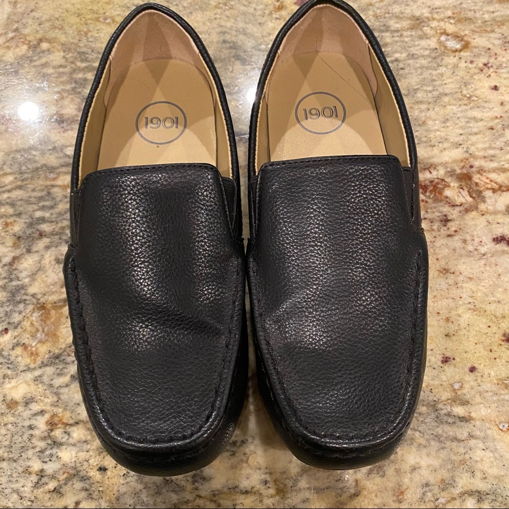 EUC Boys Black Dress Shoes Loafers Sz 2 1901 Nordstrom’s